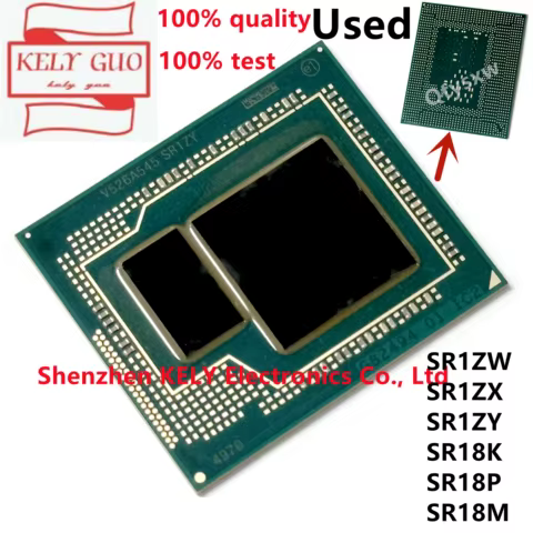 100% test good SR1ZW I7-4700HQ SR1ZX I7-4870HQ SR1ZY I7-4980HQ SR18K I7-4770R SR18P I7-4570R SR18M I7-4670R BGA PGA947 Chipset 10 best sales i7 8550u processor - №2