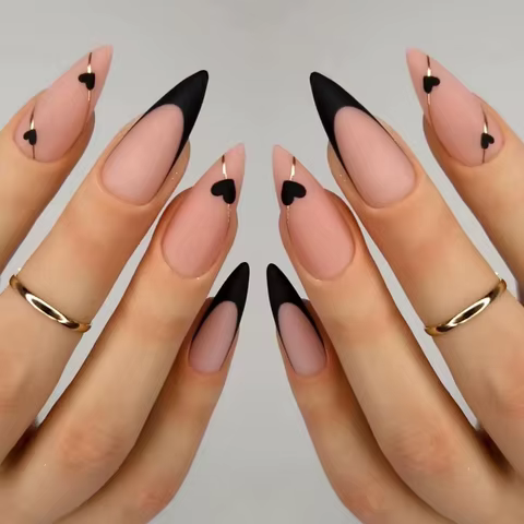 8 best sales designer press on nails - №8