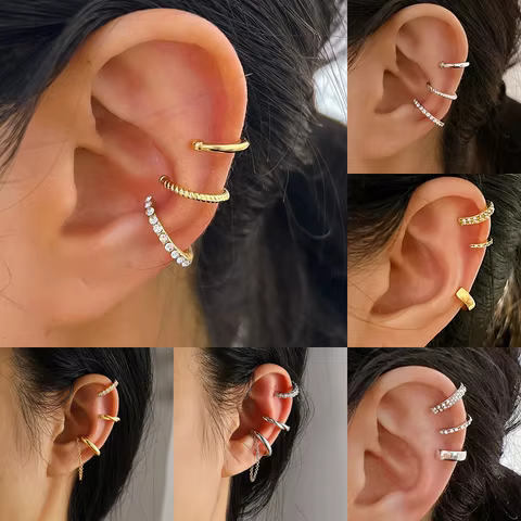 10 best sales ear cuffs silver - №3
