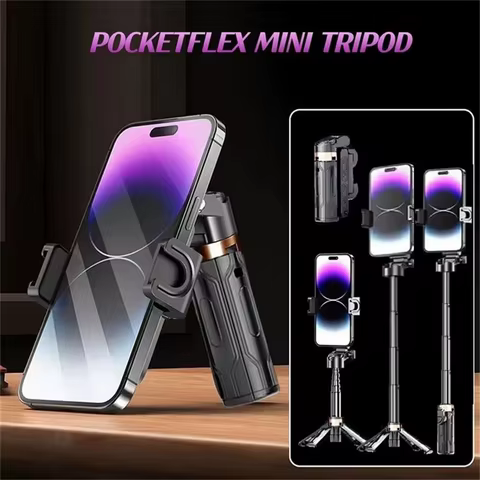 FANGTUOSI New Mobile selfie stick handle, tripod photography tool handheld stabilizer shooting assistant travel portable stand 6 best sales tripod handle - №5