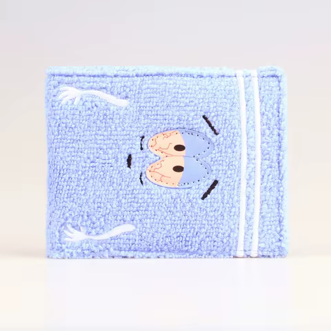 Towel cloth embroidered anime fashion wallet, designer personalized ID card holder 12 best sales zamasu plush - №1