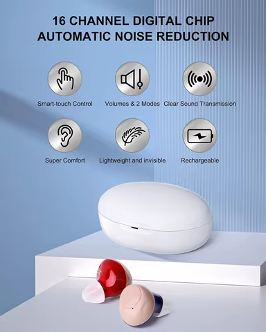 10 best sales rechargeable hearing aid - №10