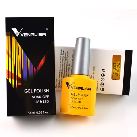 Luxury Color Nail Gel Venalisa Gel Nail Polish Lacquer Soak Off UV LED Long Lasting Nail Gel Varnish Good Price Super Gel Polish 10 best sales glimmer - №7