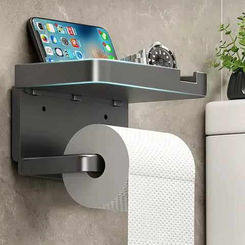 12 best sales toilet tissue holder - №5