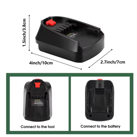 Battery Adapter for Bosch 18V Li-ion Battery BAT618 on Home Lithium Electrical Power Tool Replace All 18V BOSB18C Adapter Use 12 best sales bosch 18v charger - №3