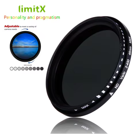 SLR DSLR Camera Variable ND Filter Neutral Density Fader Adjustable ND2-400 37 40.5 43 46 49 52 55 58 62 67 72 77 82 86 mm 8 best sales dprk - №6