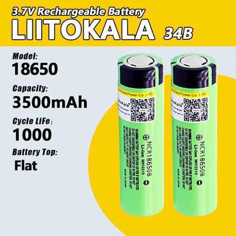 12 best sales lithium battery 18650 - №9