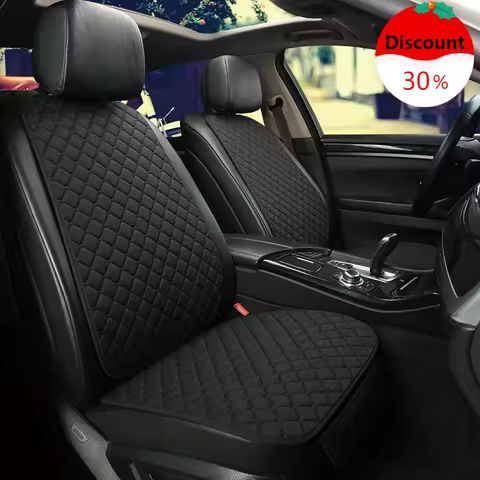 Universal Car Seat Cover Protector Linen Front Rear Back Flax Summer Cushion Pad Mat Sedan Suv Pick-up Car Interior Accessories 10 best sales car seat covers for mitsubishi colt - №7