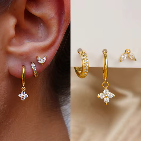12 best sales daisy flower earrings - №11