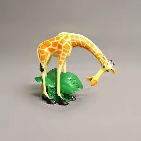 4pcs Disney Movie Madagascar Animal Lion Zebra Giraffe Collection Figures Anime Cartoon Cosplay PVC Model Dolls Kids Toys Gifts 12 best sales madagascar toy - №1